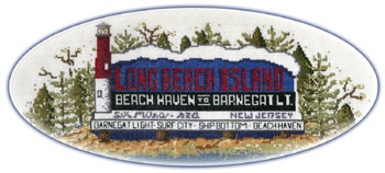 Long Beach Island Sign Cross-Stitch Kit